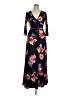 Assorted Brands Floral Black Casual Dress Size XL - photo 1