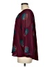 Kaari Blue 100% Polyester Burgundy 3/4 Sleeve Blouse Size M - photo 5