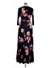 Assorted Brands Floral Black Casual Dress Size XL - photo 2
