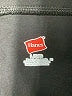 Hanes 100% Leather Solid Black Shorts Size L - photo 3