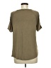 August Silk Tan Short Sleeve Top Size M - photo 2