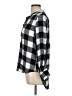 Pink Rose Checkered-gingham Black Long Sleeve Blouse Size L - photo 5