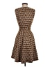 Hutch Print Brown Casual Dress Size S - photo 2