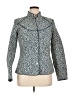 J. McLaughlin Animal Print Blue Jacket Size 14 - photo 1