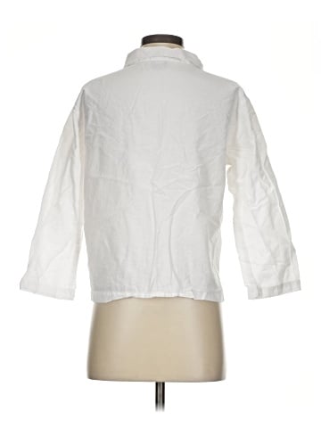 Eileen Fisher 3/4 Sleeve Button-Down Shirt (view 2)