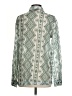 Assorted Brands Paisley Green Long Sleeve Blouse Size S - photo 2