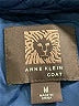Anne Klein 100% Polyester Argyle Blue Coat Size M - photo 6