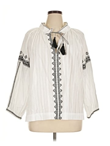Elliott Lauren 3/4 Sleeve Blouse (view 1)