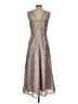 JS Collections Silver Cocktail Dress Size 4 - photo 2