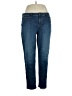 Eileen Fisher Solid Blue Jeans Size 16 - photo 1