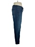 Eileen Fisher Solid Blue Jeans Size 16 - photo 4