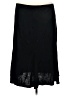 Nina Leonard Solid Black Casual Skirt Size L - photo 2
