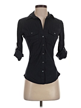 James Perse 3/4 Sleeve Button Down Shirt