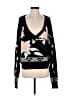 Wildfox Floral Black Pullover Sweater Size S - photo 1