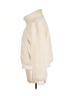 Ann Taylor LOFT 100% Polyester Solid Ivory Faux Fur Jacket Size L - photo 5