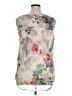 Daniel Rainn 100% Polyester Floral Ivory Sleeveless Blouse Size XL - photo 2