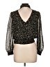 1.State Black Long Sleeve Blouse Size M - photo 2