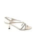 Stuart Weitzman Metallic Silver Sandals Size 6 1/2 - photo 1