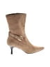 Joan & David 100% Leather Tan Boots Size 8 1/2 - photo 1