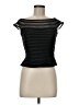 JS Collections Black Short Sleeve Top Size 6 - photo 1