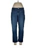 Jennifer Lopez Solid Blue Jeans Size 12 - photo 1