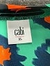 CAbi 100% Polyester Animal Print Green Short Sleeve Blouse Size XL - photo 7