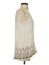 Tolani Ivory Sleeveless Blouse Size XS - photo 4