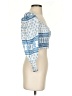 Zara Blue 3/4 Sleeve Blouse Size XS - photo 4