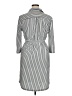 Mlle Gabrielle Stripes Gray Casual Dress Size XL - photo 2