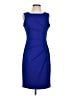 Calvin Klein Solid Blue Cocktail Dress Size 4 - photo 1