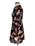 Zara Basic 100% Polyester Print Multi Color Black Casual Dress Size S - photo 5