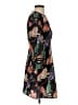 Zara Basic 100% Polyester Print Multi Color Black Casual Dress Size S - photo 4