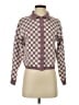 Motel Checkered-gingham Purple Pullover Sweater Size XS - photo 1