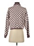 Motel Checkered-gingham Purple Pullover Sweater Size XS - photo 2