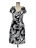 Ronni Nicole Graphic Black Casual Dress Size 6 - photo 1