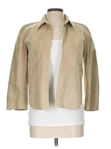 DKNY Leather Jacket (view 1)