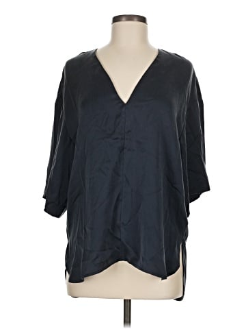 Equipment 3/4 Sleeve Silk Top (view 1)