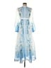 Dalia Macphee Blue Cocktail Dress Size M - photo 1