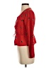 Intermix 100% Silk Red Long Sleeve Silk Top Size 4 - photo 5
