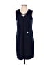 MICHAEL Michael Kors Solid Blue Casual Dress Size M - photo 1