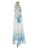 Dalia Macphee Blue Cocktail Dress Size M - photo 4