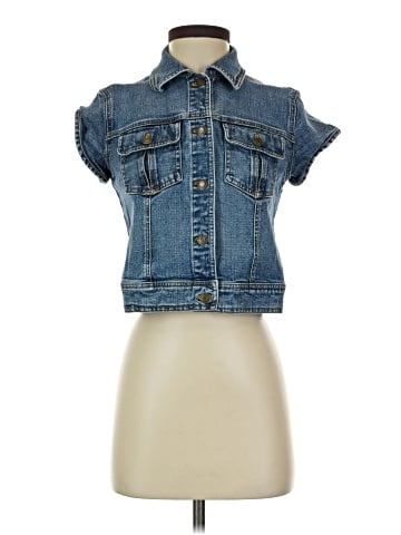 MICHAEL Michael Kors Denim Vest (view 1)