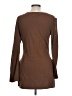 Nicole Miller Brown Long Sleeve Top Size L - photo 2