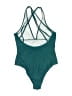Unbranded Solid Teal One Piece Swimsuit Size S - photo 2