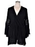 Chelsea28 Solid Black Romper Size XL - photo 1