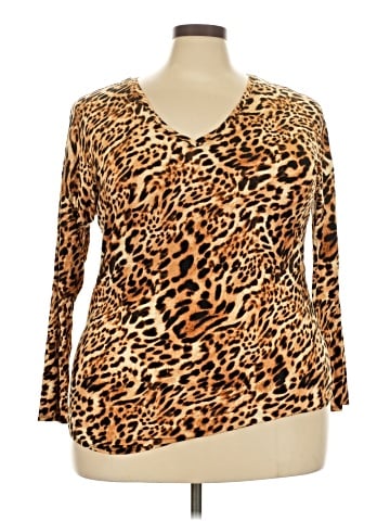 INC International Concepts 3/4 Sleeve T-Shirt (view 1)