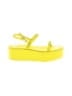 Forever 21 Yellow Sandals Size 7 1/2 - photo 1