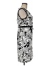 Talbots Paisley Gray Cocktail Dress Size 6 Petite - photo 4