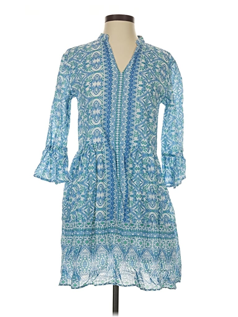 Pre-owned Jude Connally Casual Dress In Blue
