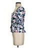 BCBGMAXAZRIA Blue 3/4 Sleeve Blouse Size XXS - photo 5